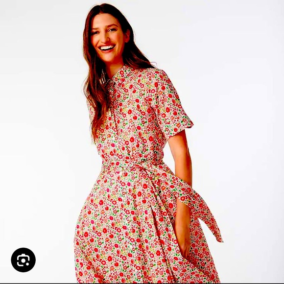 0P J. Crew x Liberty Danjo Belted Shirtdress - Picture 3 of 10